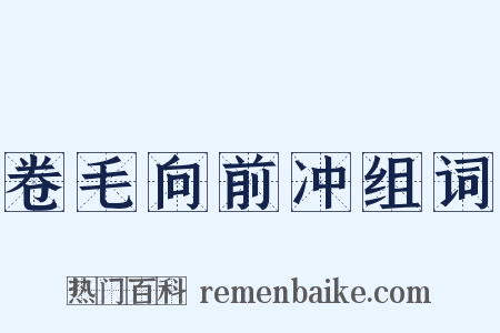 卷毛向前冲组词是什么意思的图片